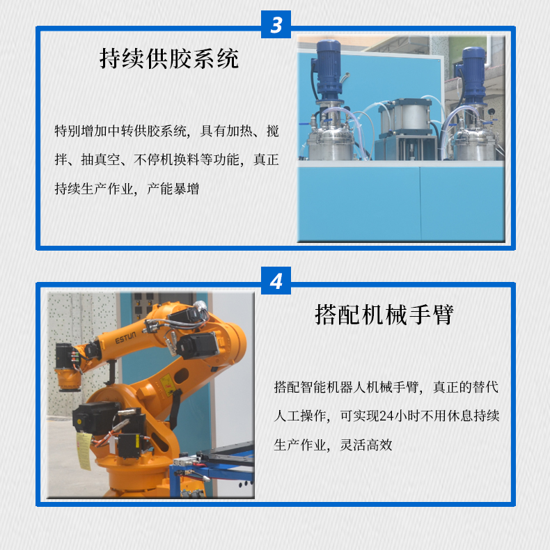 動力能源儲能箱打膠機(jī)