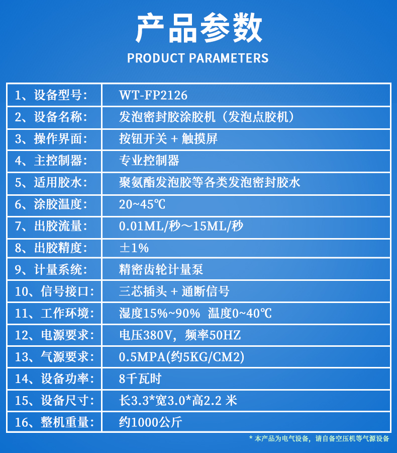 發泡密封膠點膠機